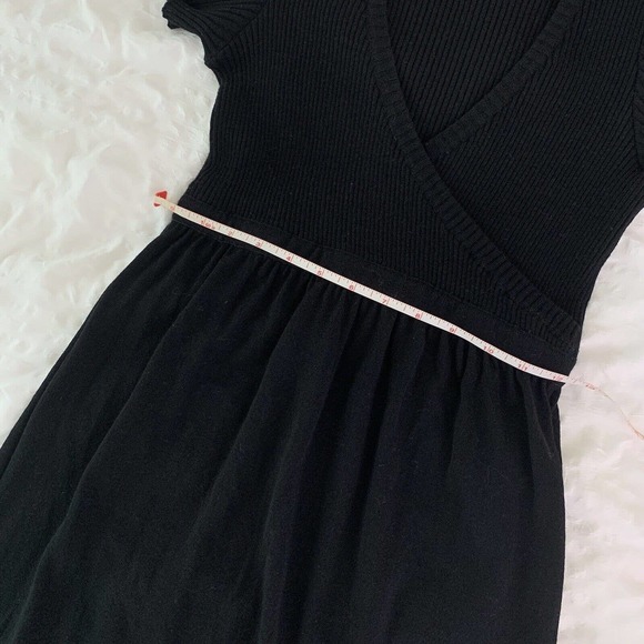 Vintage Goldworm Black Wool Sweater Dress sz Small - Picture 11 of 12